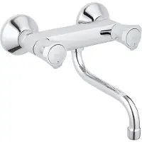GROHE F.Costa-Spültisch-Wandbatterie Nr.31187001 verchromt