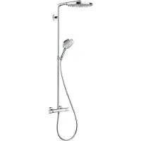 Hansgrohe Showerpipe Raindance Select Chrom mit Kopfbrause Raindance S 240 2jet
