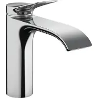 Hansgrohe Einhebel-Waschtischmischer VIVENIS 110 chrom CoolStart ohne Zugstangen-Ablaufgarnitur