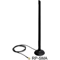 DeLOCK SMA WLAN Antenna with Magnetic Stand and Flexible Joint 6.5 dBi - Antenne