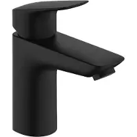 Hansgrohe Einhebel-Waschtischarmatur Logis o Abl., m CoolSt, Ausl. 108mm, matt-sw
