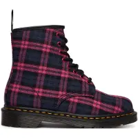 Dr. Martens Schnürstiefelette "1460 8 Eye Boot" Festival, Blockabsatz, Schnürboots mit gelber Rahmennaht