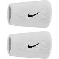 Nike Flauschiges Handgelenkband Swoosh Classic Double Wide (x2)