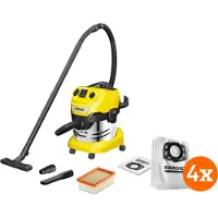 Kärcher WD 4 P S V-20/5/22 + Staubsaugerbeutel für WD 4/5/6 (4x)