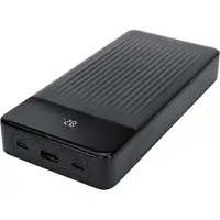 BlueBuilt Powerbank 27.000 mAh mit Schnellladefunktion Schwarz