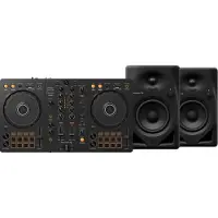 Pioneer DJ DDJ-FLX4 + DJ DM-40D Schwarz