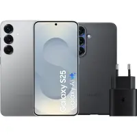 Samsung Galaxy S25 256GB Silber 5G + Zubehörset