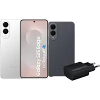 Samsung Galaxy S25 Edge 512GB Silber 5G + Zubehörset