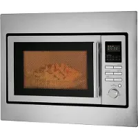Bomann MWG 2216 H EB, Integriert, 25 l, 900 W, Eingebautes Display, Tasten, Drehregler, Edelstahl