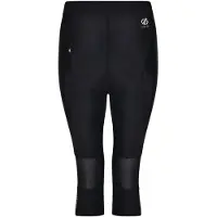 Dare 2b Womens/Ladies Worldly Capri Cycle Leggings (Schwarz)