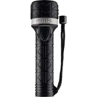 Philips Flashlights SFL5200/10, Hand flashlight, Black, Rubber, LED, 0.3 W, 100000 h