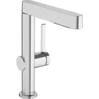 Hansgrohe Finoris Einhebel-Waschtischarmatur 230 mit Ausziehbrause, 2 Strahlarten und Push-Open Ablaufgarnitur