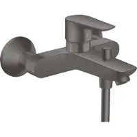 Hansgrohe Wannenmischer Talis E Aufputz brushed black chrome Aufputz