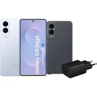 Samsung Galaxy S25 Edge 512GB Blau 5G + Zubehörset