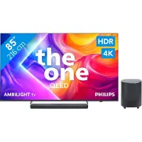 Philips Ambilight 85 Zoll PUS9000 QLED 4K (2025) + JBL Bar 500 M2 Schwarz