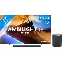 Philips Ambilight 77 Zoll OLED760 4K (2025) + JBL Bar 500 M2 Schwarz