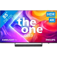 Philips Ambilight 85 Zoll PUS9000 QLED 4K (2025) + JBL Bar 300 M2 Schwarz