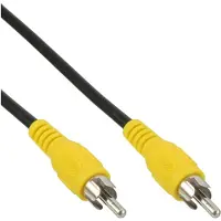 InLine Videokabel RCA M bis M 3 m Schwarz (89937D)