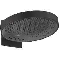 Hansgrohe Rainfinity Kopfbrause 360 3jet mit Wandanschluss, Mattschwarz