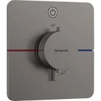Hansgrohe Fertigmontageset ShowerSelect Comfort Q Thermostat, UP brushed black chrome brushed black chrome