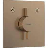 Hansgrohe DuoTurn E Mischer Unterputz für 2 Verbraucher, Brushed Bronze