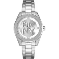 DKNY Chambers Midi Silver Stainless Steel DK1L016M0045