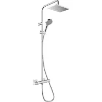 Hansgrohe Vernis Shape Duschsystem 230 1 jet EcoSmart mit Brausethermostat
