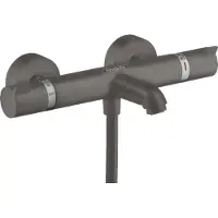 Hansgrohe Ecostat Comfort Wannenthermostat Aufputz, Brushed Black Chrome