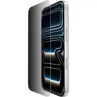 Belkin ScreenForce InvisiGlass, Apple, iPhone 17 Pro, Antibakteriell, Tropfsicher, Schwarz, Transparent, 1 Stück(e)