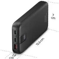 Hama Power Pack PD10, 10000mAh, Power Delivery, 2xUSB-C, USB-A