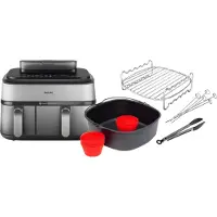 Philips 5000 Series Dual Basket NA555/00 + Garset mit zwei Ebenen + Backset