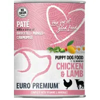 Euro Premium Welpen-Paté - Huhn und Lamm - 6 x 400 g