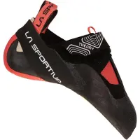 La Sportiva Theory Woman, Climbing Footwear, 33, Black/Hibiscus (Black) -