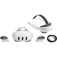META Quest 3 512GB + BlueBuilt PC Link-Kabel + Elite Strap mit Akku