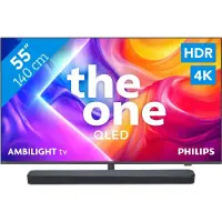 Philips Ambilight 55 Zoll PUS9000 QLED 4K (2025) + JBL Bar 300 M2 Schwarz
