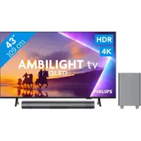 Philips Ambilight 43 Zoll PUS8500 QLED 4K (2025) + TAB6100