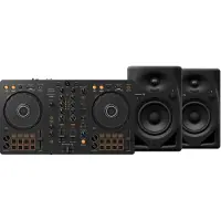 Pioneer DJ DDJ-FLX4 + DJ DM-40D-BT Schwarz