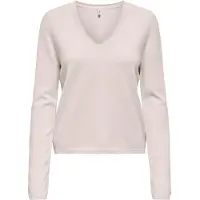 ONLY Onlloyal Life Ls V-Neck Pullover KNT Nca – Größe XS, Moonbeam