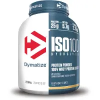 Dymatize Whey Protein Pulver Shake Hydrolysat Eiweiß ISO 100 Birthday Cake 2264 g