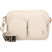 U.S. POLO ASSN. Umhängetasche Mansion Crossbody Bag With Pockets Cream White creme