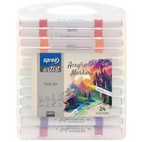 Spree Acrylic TWIN MARKER 24 pcs.