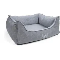 Rewer GmbH TrendPet VitaBed Style orthopädisches Hundebett grau (100x90x30cm)