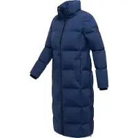 MARIKOO Damen Winter Steppmantel Tikoraa mit abnehmbarer Kapuze