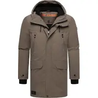 STONE HARBOUR Herren Winterparka Kitraan mit Magnetverschluss & Fleecefutter