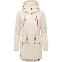 Ragwear Kurzmantel "Ellsie Cordy YOUMODO" Warmer Winterparka Kordmantel mit Taillenzugkordeln