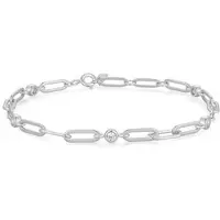 Ania Haie Armband - 925er Sterlingsilber Paper Clip - Gr. ONESIZE - in Silber - für Damen