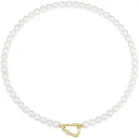 Ania Haie Reimaginer Gold Coloured Shell Pearl Necklace AH-N069-03G