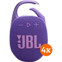 JBL Clip 5 Lila 4er-Pack