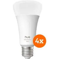 Philips Hue A67 White & Color 1.600 lm E27 4er-Pack