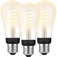Philips Hue Filamentlampe White Ambiance Edison E27 3er-Pack